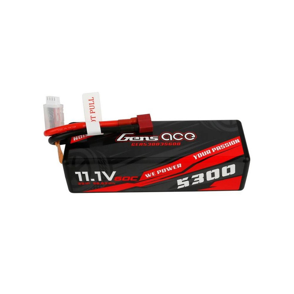 Akumuliatorius Gens Ace 5300mAh 11,1V 60C 3S1P T-Dean