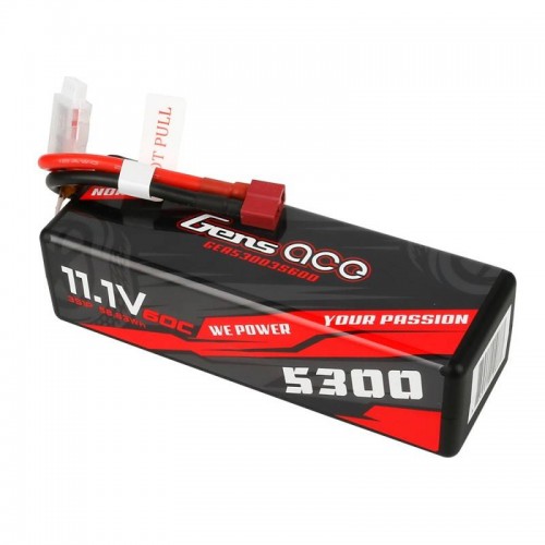 Akumuliatorius Gens Ace 5300mAh 11,1V 60C 3S1P T-Dean