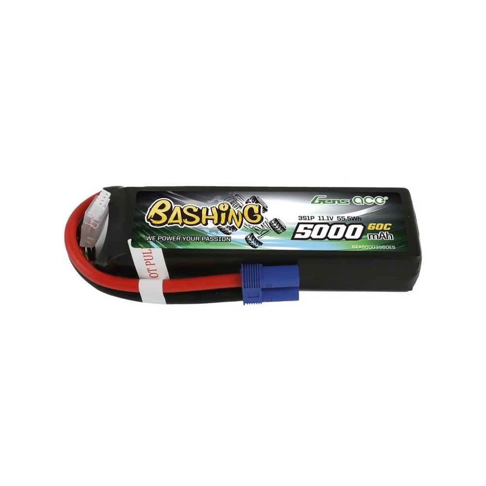 Akumuliatorius LiPo Gens Ace Bashing 5000mAh 11,1V 3S1P 60C