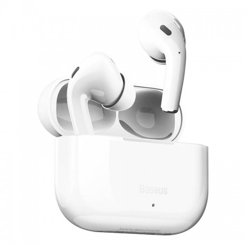 Belaidės ausinės "Baseus Encok W3", "Bluetooth 5.0" (baltos