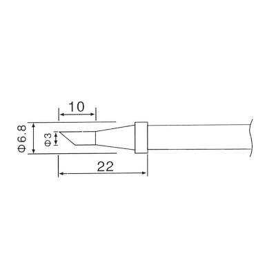 Lituoklio antgalis C1-3 (ZD-30C, ZD-99