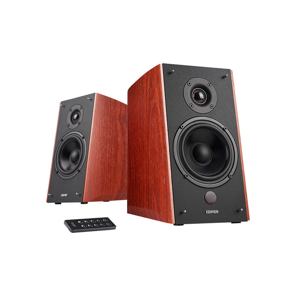Edifier R2000DB Garsiakalbiai 2.0 (rudi)-HI-Fi sistemos