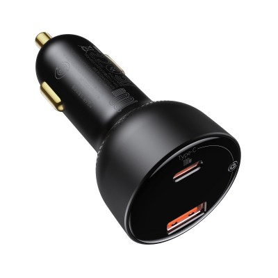 "Baseus Superme" automobilinis įkroviklis, USB, USB-C, 100 W
