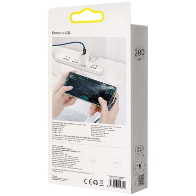 USB kabelis-C į USB-C Baseus Legend serijos, PD, 100W, 2 m