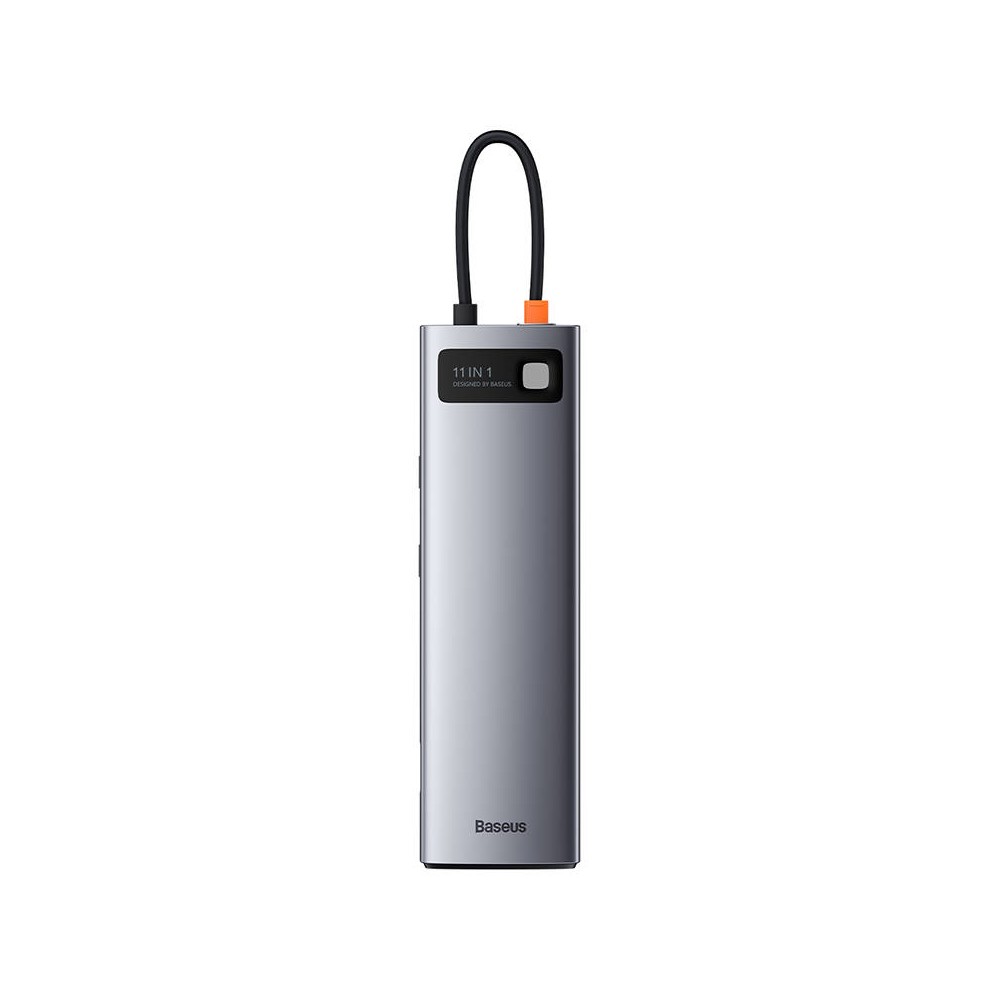 Centratorius 11in1 Baseus Metal Gleam Series, USB-C į 3x USB