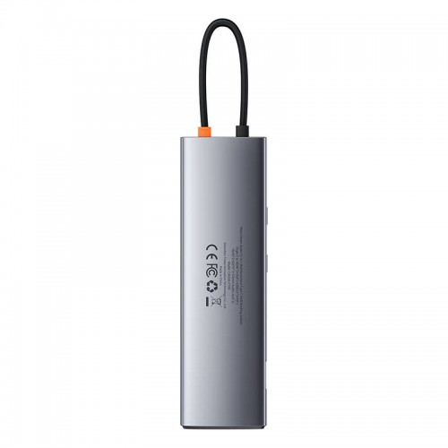 Centratorius 11in1 Baseus Metal Gleam Series, USB-C į 3x USB
