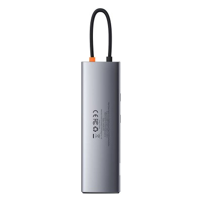 Centratorius 11in1 Baseus Metal Gleam Series, USB-C į 3x USB