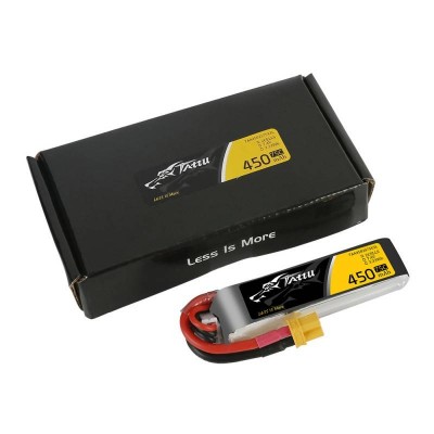 Akumuliatorius Tattu 450mAh 7.4V 75C 2S1P Long XT30-LiFePO4