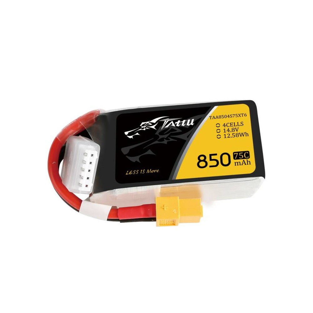 Akumuliatorius Tattu 850mAh 14,8V 75C 4S1P XT60-Pagrindinis