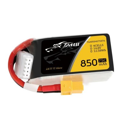 Akumuliatorius Tattu 850mAh 14,8V 75C 4S1P XT60-Pagrindinis