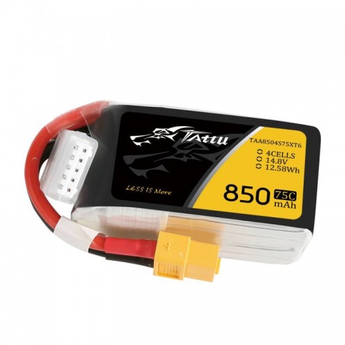 Akumuliatorius Tattu 850mAh 14,8V 75C 4S1P XT60-Pagrindinis