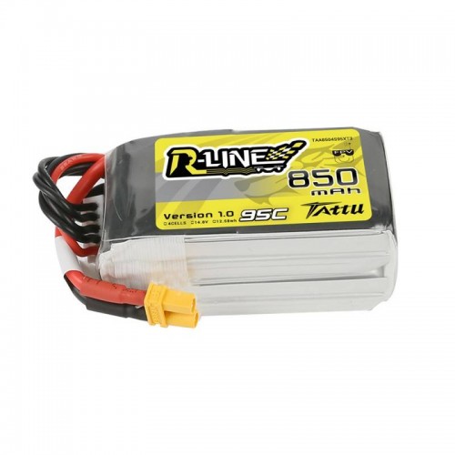 Akumuliatorius Tattu R-Linija 850mAh 14,8V 95C 4S1P-Pagrindinis