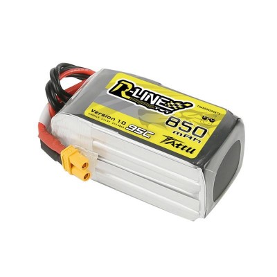 Akumuliatorius Tattu R-Linija 850mAh 14,8V 95C 4S1P-Pagrindinis