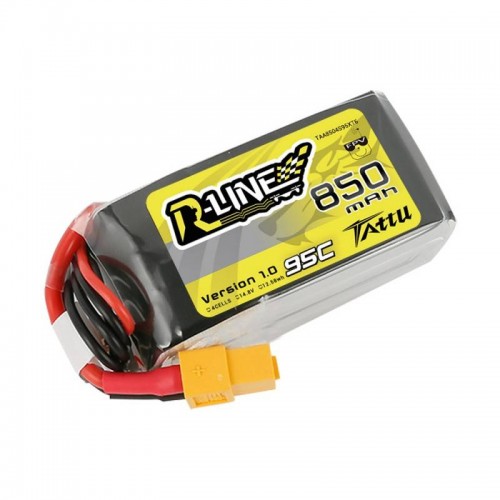 Akumuliatorius Tattu R-Linija 850mAh 14,8V 95C 4S1P-Pagrindinis