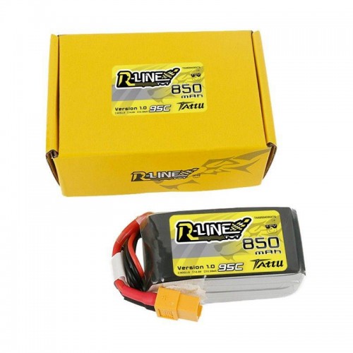 Akumuliatorius Tattu R-Linija 850mAh 14,8V 95C 4S1P-Pagrindinis