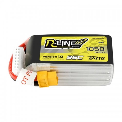 Akumuliatorius Tattu R-Linija 1050mAh 22.2V 95C 6S1P