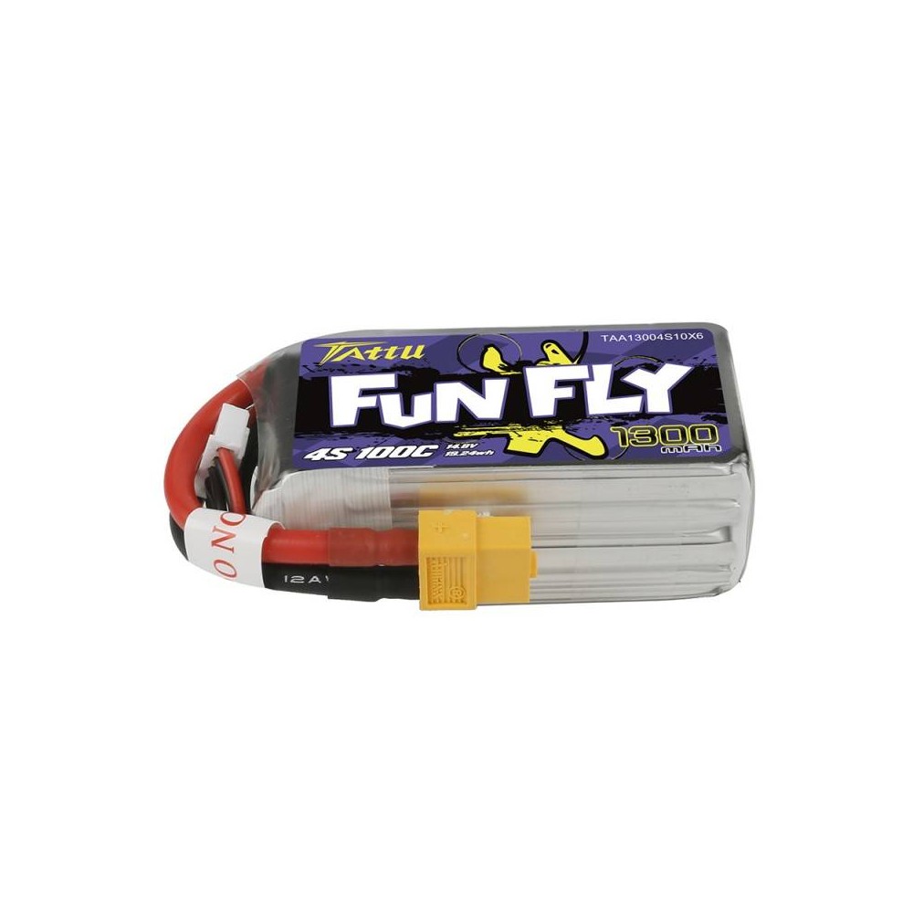 Akumuliatorius Tattu Funfly 1300mAh 14,8V 100C 4S1P-Pagrindinis