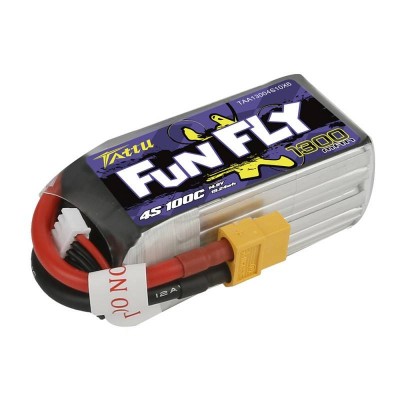Akumuliatorius Tattu Funfly 1300mAh 14,8V 100C 4S1P-Pagrindinis