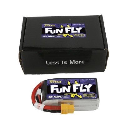 Akumuliatorius Tattu Funfly 1300mAh 14,8V 100C 4S1P-Pagrindinis