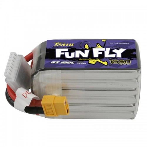 Akumuliatorius Tattu Funfly 1550mAh 22.2V 100C 6S1P