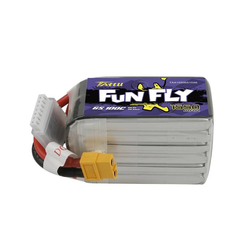 Akumuliatorius Tattu Funfly 1550mAh 22.2V 100C 6S1P