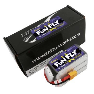 Akumuliatorius Tattu Funfly 1550mAh 22.2V 100C 6S1P