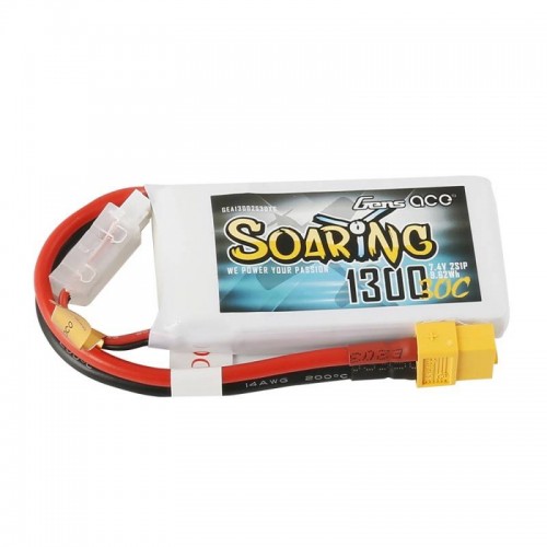 Akumuliatorius Gens Ace Soaring 1300mAh 7.4V 30C 2S1P