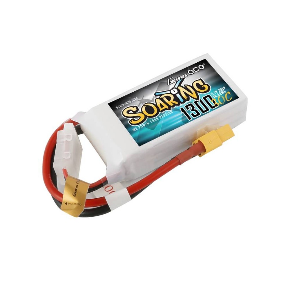 Akumuliatorius Gens Ace Soaring 1300mAh 11.1V 30C 3S1P