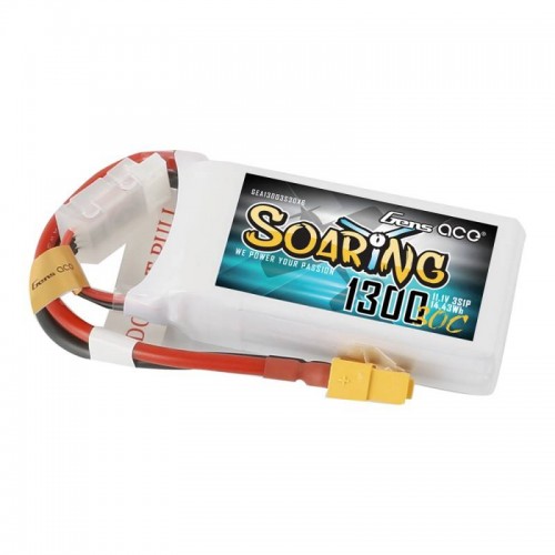 Akumuliatorius Gens Ace Soaring 1300mAh 11.1V 30C 3S1P