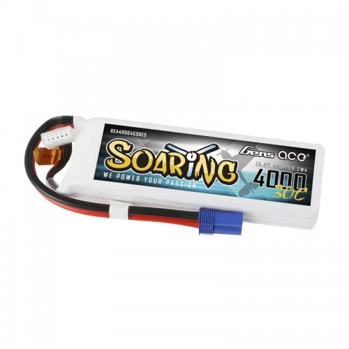 Akumuliatorius Gens Ace Soaring 4000mAh 14.8V 30C 4S1P