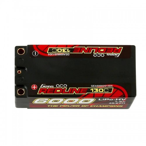 Akumuliatorius Gens Ace Redline 6000mAh 7,6V 130C 2S2P HardCase