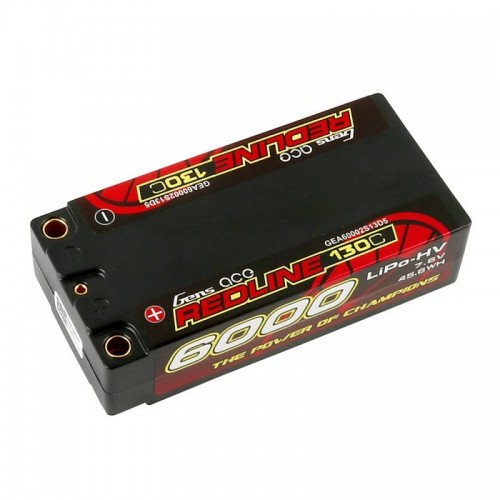 Akumuliatorius Gens Ace Redline 6000mAh 7,6V 130C 2S2P HardCase