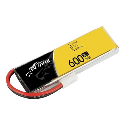 Akumuliatorius Tattu 600mAh 3,7V 30C 1S1P Molex (1