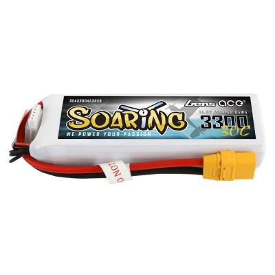 Akumuliatorius Gens Ace Soaring 3300mAh 14.8V 30C 4S1P