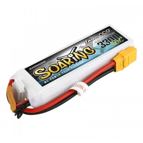 Akumuliatorius Gens Ace Soaring 3300mAh 14.8V 30C 4S1P