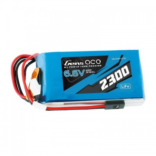 Akumuliatorius Gens Ace 2300mAh 6.6V 2S1P Li-Fe-Pagrindinis