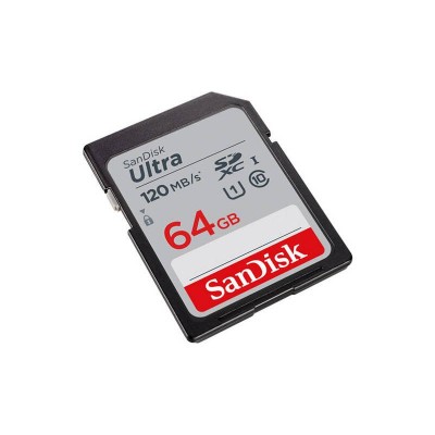 Atminties kortelė SanDisk Ultra SDXC 64GB 120 MB/s UHS-I