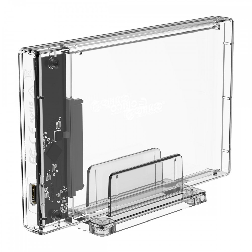 Orico 2,5" išorinis HDD korpusas su stovu, USB-C 3.1 + kabelis