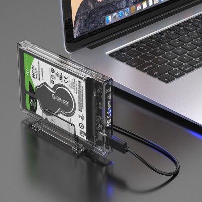 Orico 2,5" išorinis HDD korpusas su stovu, USB-C 3.1 + kabelis