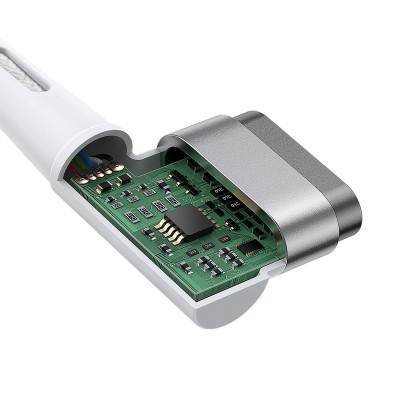 "Baseus" cinko magnetinis kabelis, USB-C, 60 W, 2 m, kampinis
