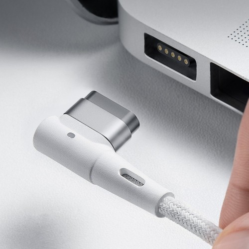 "Baseus" cinko magnetinis kabelis, USB-C, 60 W, 2 m, kampinis