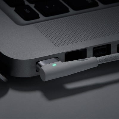 "Baseus" cinko magnetinis kabelis, USB-C, 60 W, 2 m, kampinis