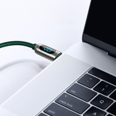 USB kabelis-C į USB-C pagrindo ekrano, 100 W, 2 m