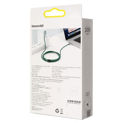 USB kabelis-C į USB-C pagrindo ekrano, 100 W, 2 m