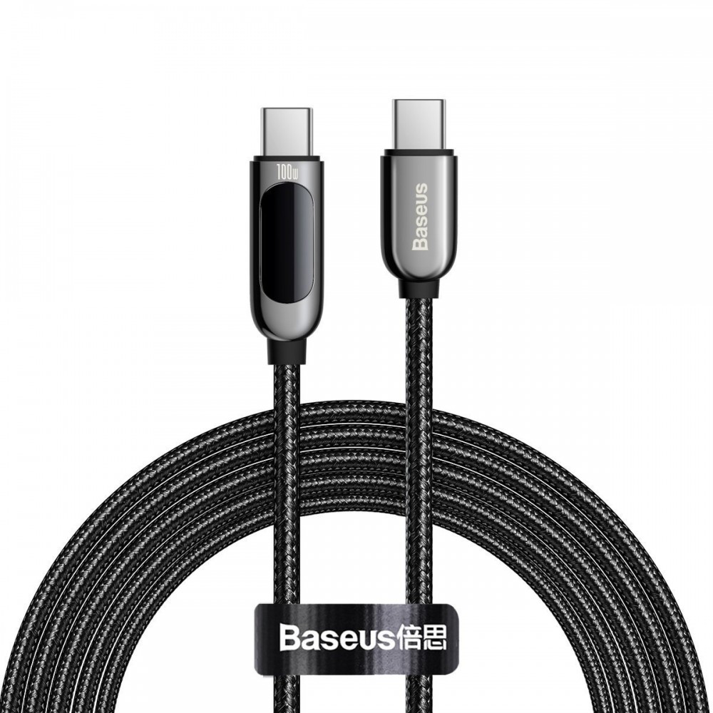 USB kabelis-C į USB-C pagrindo ekrano, 100 W, 2 m