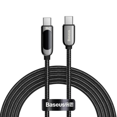 USB kabelis-C į USB-C pagrindo ekrano, 100 W, 2 m