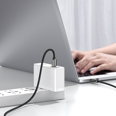 USB kabelis-C į USB-C pagrindo ekrano, 100 W, 2 m