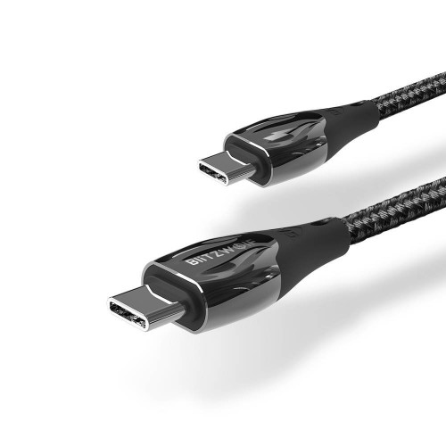 USB kabelis-C į USB-C BlitzWolf BW-FC1, 96W, 5A, 1 m