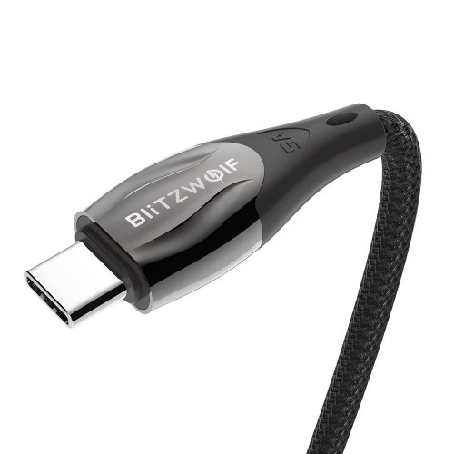 USB kabelis-C į USB-C BlitzWolf BW-FC1, 96W, 5A, 1 m