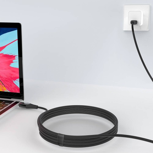 USB kabelis-C į USB-C BlitzWolf BW-FC1, 96W, 5A, 1 m